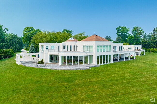 Modern design stands out among Old Field’s waterfront homes and historic estates.