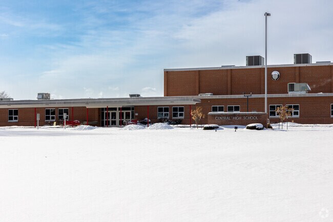 All signs lead to Central High School.