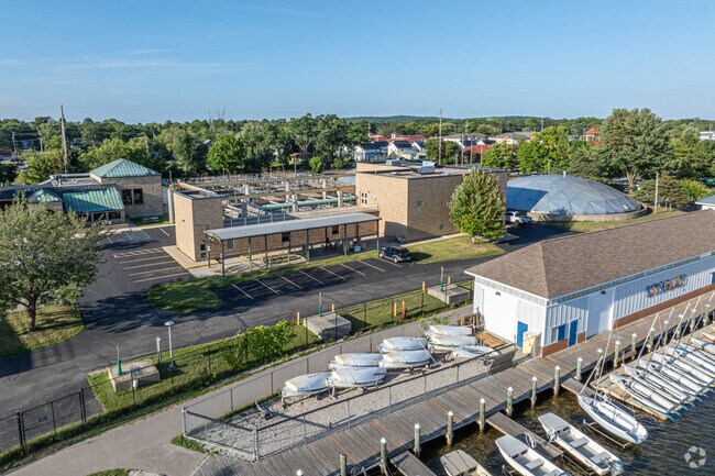 Traverse City’s Regional Wastewater Treatment Plant is located alongside Boardman Lake.