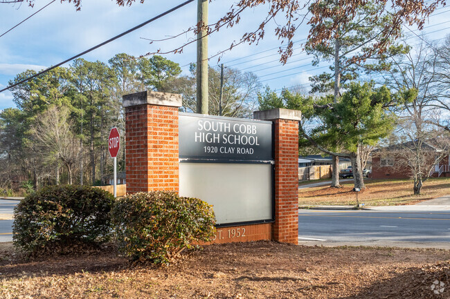 South Cobb High School is located at 1920 Clay Rd SW, Austell, GA 30106.