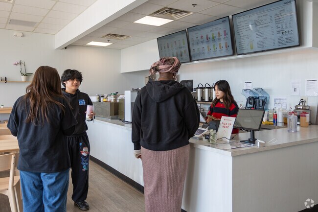 Feng Cha is a boba tea shop in the Clock Tower Center on Kalamazoo Ave.