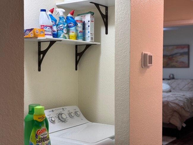 Washer and dryer in unit