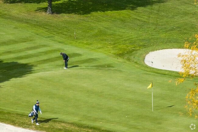 Perfect your short game at the Bloomington Country Club in nearby Bloomington.