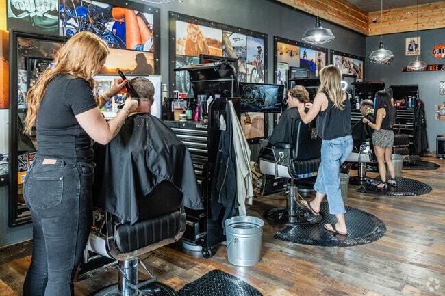 Visit Chopper's Hair Garage and enjoy a cold one while you get your haircut.