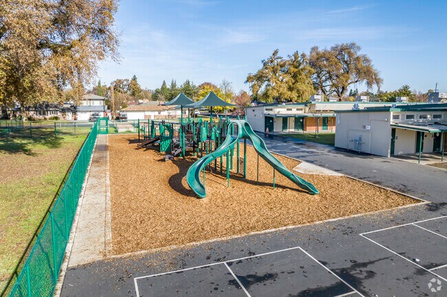 Your kids will love the playground at 
Westmore Oaks Elementary School.