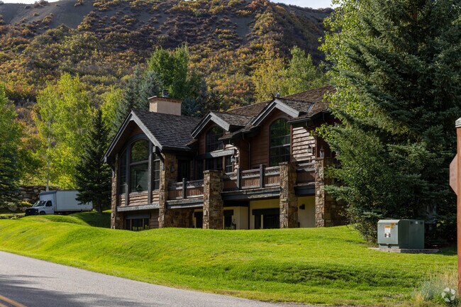 Snowmass homes blend rustic stone accents with sleek contemporary design.