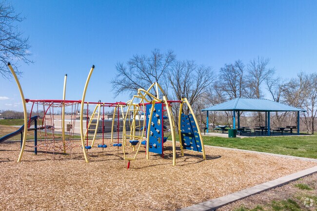 Locals love to play at the Searcy Creek Greenway playground.