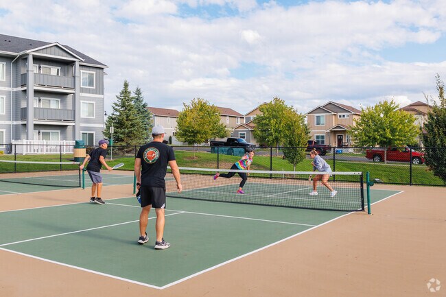 Play pickle ball with friends at Tullamore Park in Post Falls East.