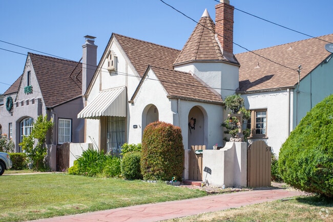 The streets in the Frick neighborhood feel like a fairytale story with the Tudor-style homes.