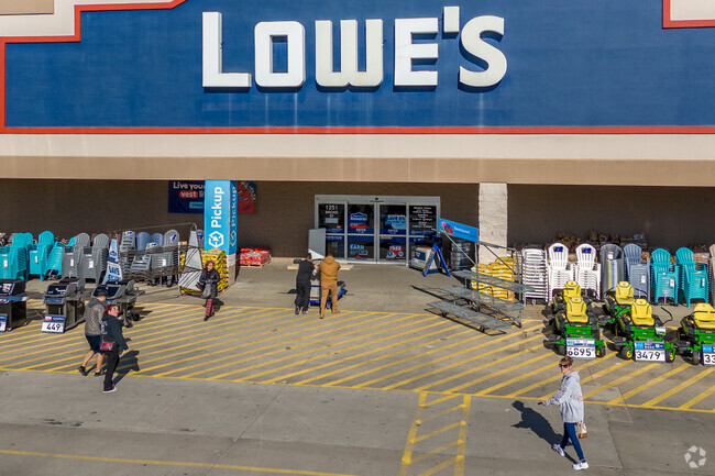East Sumter residents only have a 7 mile drive to big box stores like Lowes.