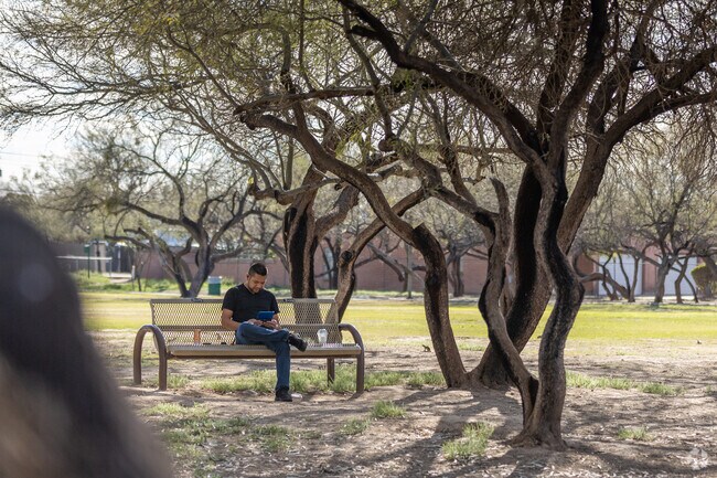 Enjoy the sounds of birds chirping while you enjoy your favorite book at Limberlost Park.