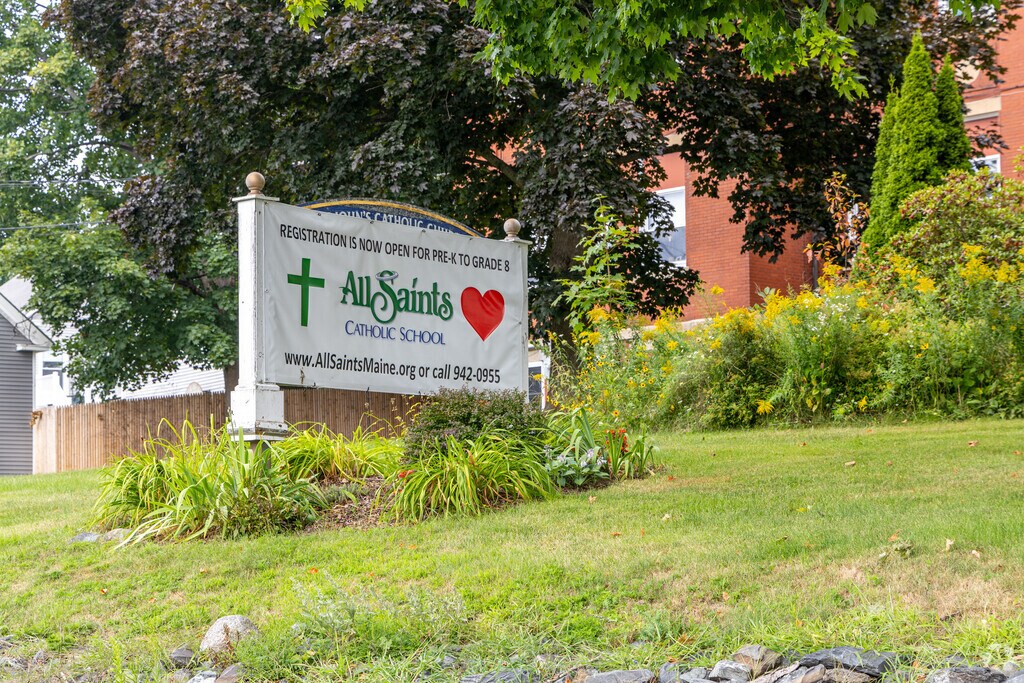 The All Saints Catholic School in the Tree Streets neighborhood of Bangor, ME.