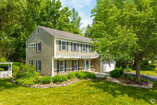 At Wildrose, you can find homes with large front yards surround by old growth trees.