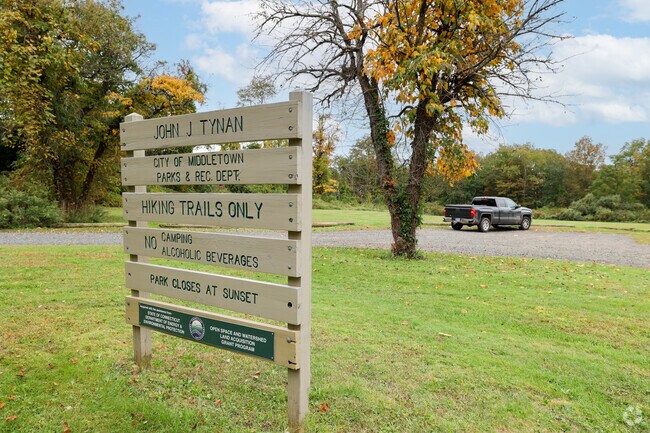 Tynan Memorial Park has numerous trails through wetlands and hillsides in Westfield.