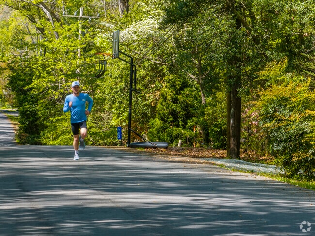 Residents of Kings Mill-Morgan Creek lead active lifestyles in the safe and friendly neighborhood.