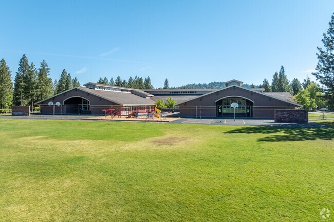 High Lakes Elementary School serves grades K-5 in the Summit West neighborhood of Bend, Oregon.