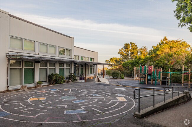 Miraloma Elementary where playfulness blossoms on the vibrant playground.