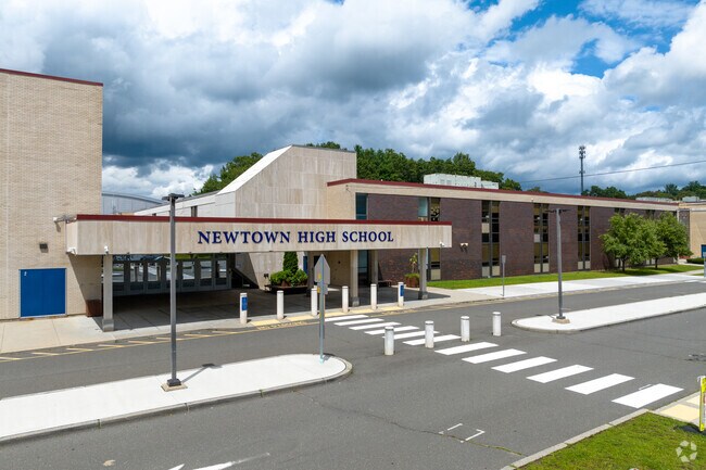 Newtown High School serves students grades 9th through 12th
