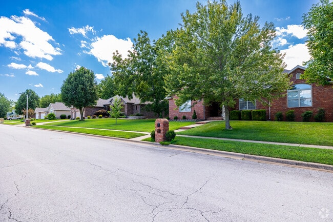 Older neighborhoods in Republic usually have mature shade trees.