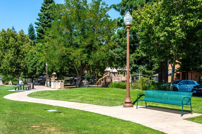 Lyle Park in Central Menlo Park includes a large community center.