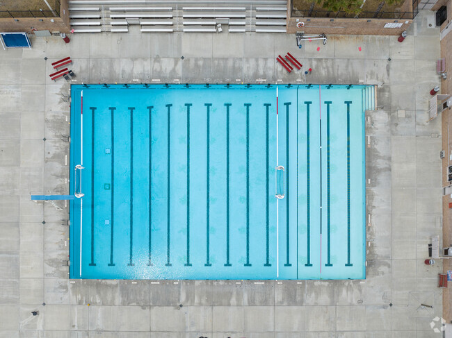 Rio Mesa High School located in Oxnard, Ca has a pool used for polo and other swimming sports.