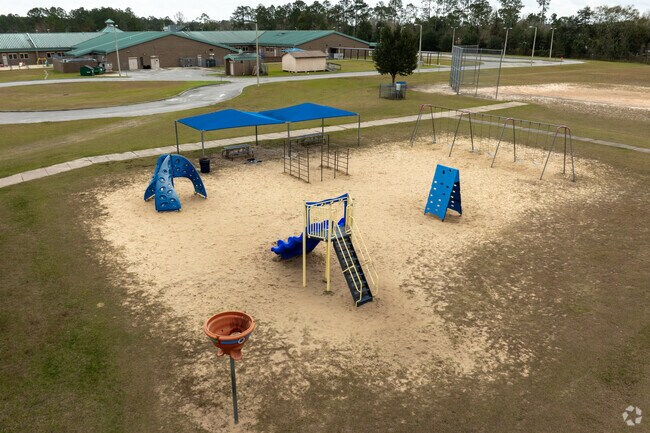 Coppergate Elementary School offers students multiple options for recess.