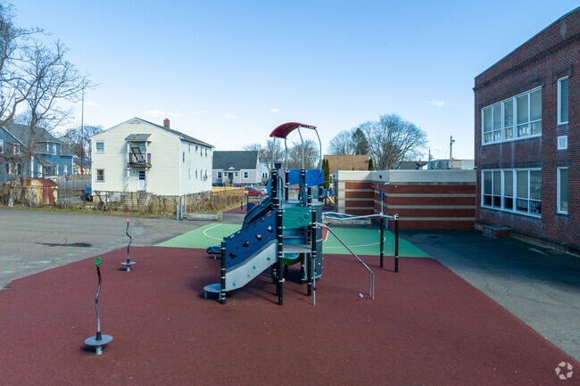 Hallen School in Reservoir-Whiskey Hill features a modern playground for its students to enjoy.