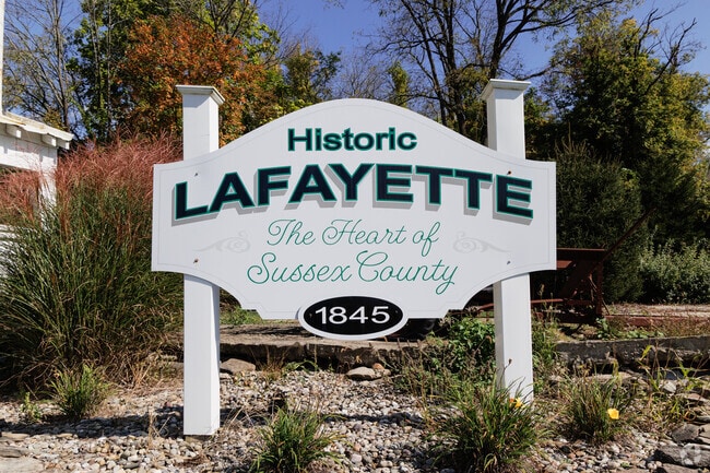 Founded in 1845, Lafayette is at the heart of Sussex County.