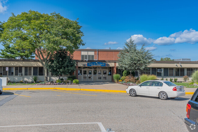The main entrance of John F Kennedy Intermediate School.