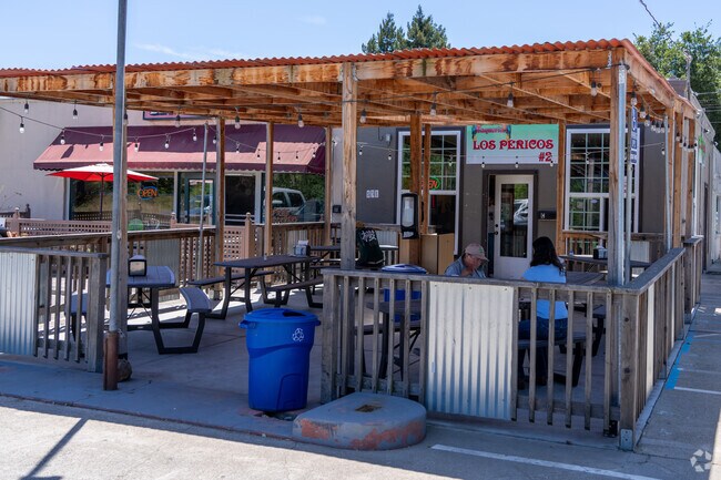Locals from Corralitos head to Taqueria Los Pericos for burritos, enchiladas, and fresh salsa.