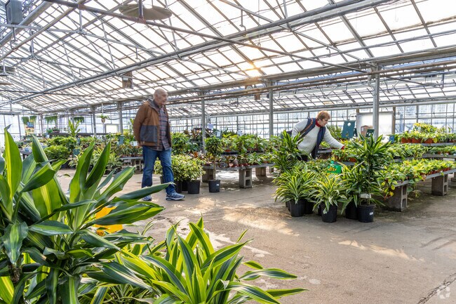 Pick new flowers for your home in Woburn Country Club at the nearby Mahoney's Garden Center.