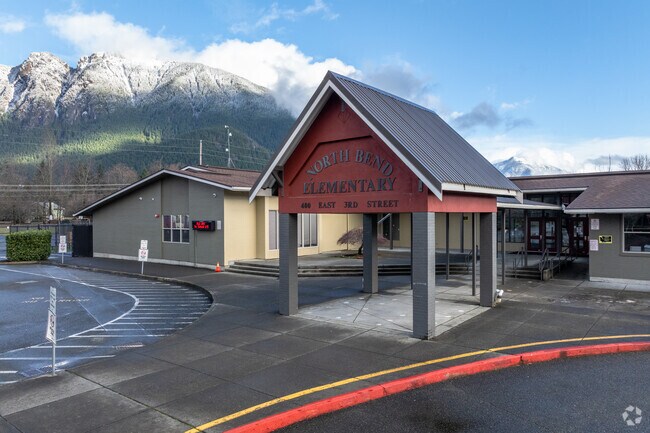 North Bend Elementary School entrance.