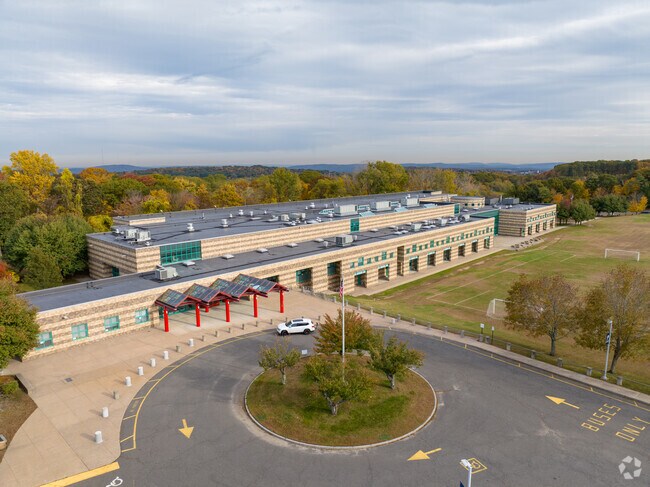 Chippens Hill Middle School is on Peacedale Street in Bristol, Connecticut.