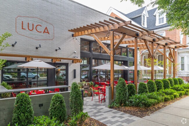 The trendy Italian restaurant LUCA is the most popular eatery in Chestnut Hill.
