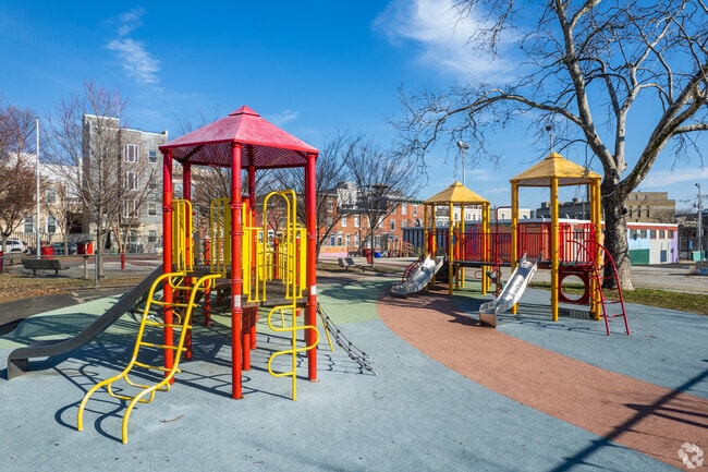 The Playground at the Francisville Recreation Center is loved by neighborhood kids.