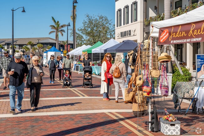 The Fresh Harvest Farmers Market attracts local vendors and visitors.