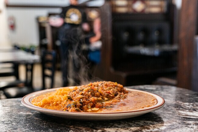 Locals love the popular Nopal Relleno with Asada at Borreguitas in Downtown Pomona.