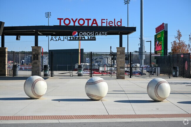 Lots happing at Toyota Field located in Edgewater Alabama.