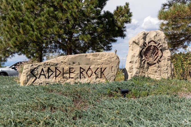 Saddle Rock Golf Course is the center of the community.