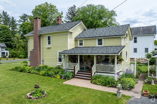 Charming homes from the late 1800s and commonplace in historic North Canaan