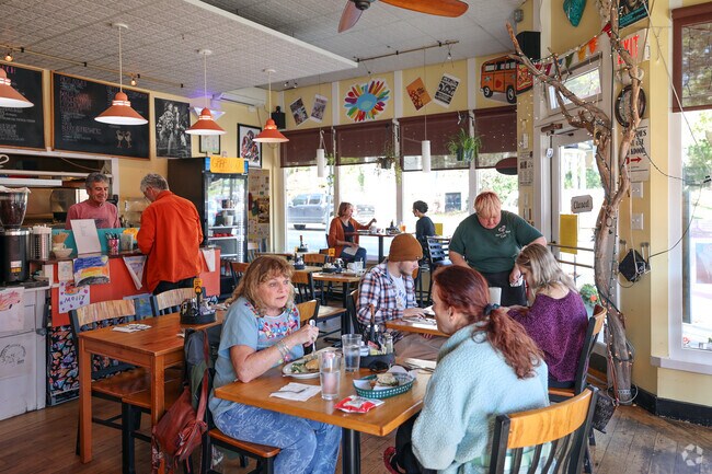 A fun interior and friendly staff will greet you at Heart and Soul Cafe in Ipswich.