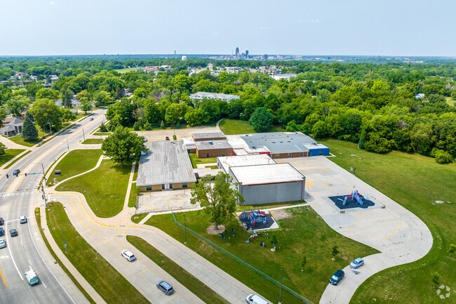 The grounds of Jackson Elementary School allow for outdoor learning and play.