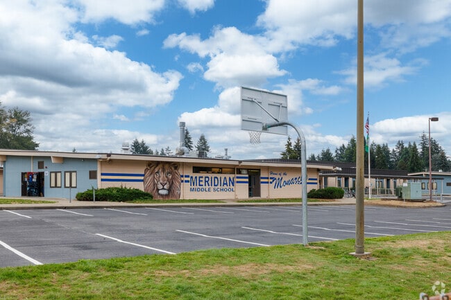 Meridian Middle School earns a B plus from Niche and serves the local area.