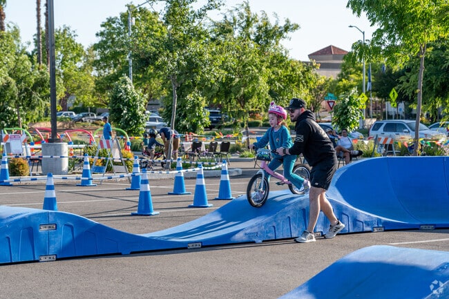 A bicycle public safety event is hosted annually at North Natomas Community Park nearby Regency Park.