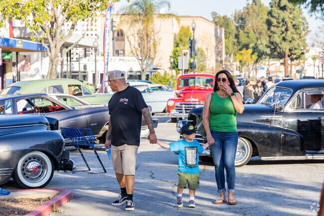 Car Shows pop up all year-round in El Monte with an emphasis on lowriders.