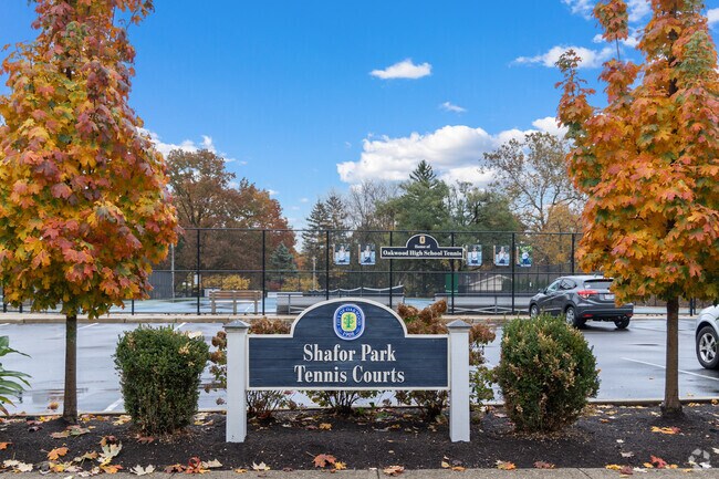 Oakwood’s Shafor Park offers 3.3 acres of recreation, including a seasonal outdoor pool.