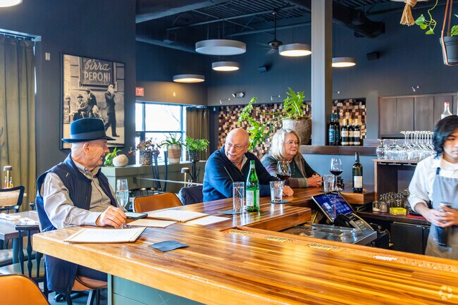 Local Dante pizzeria offers a place for Armbrust Acre residents to catch up with friends.