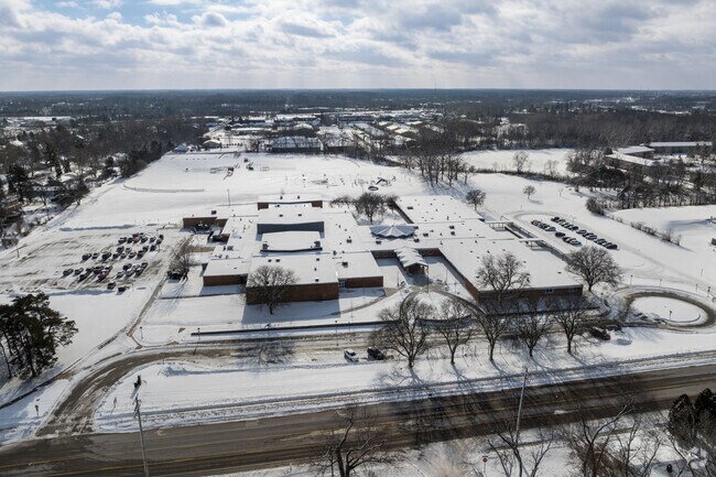The front of East Intermediate School.