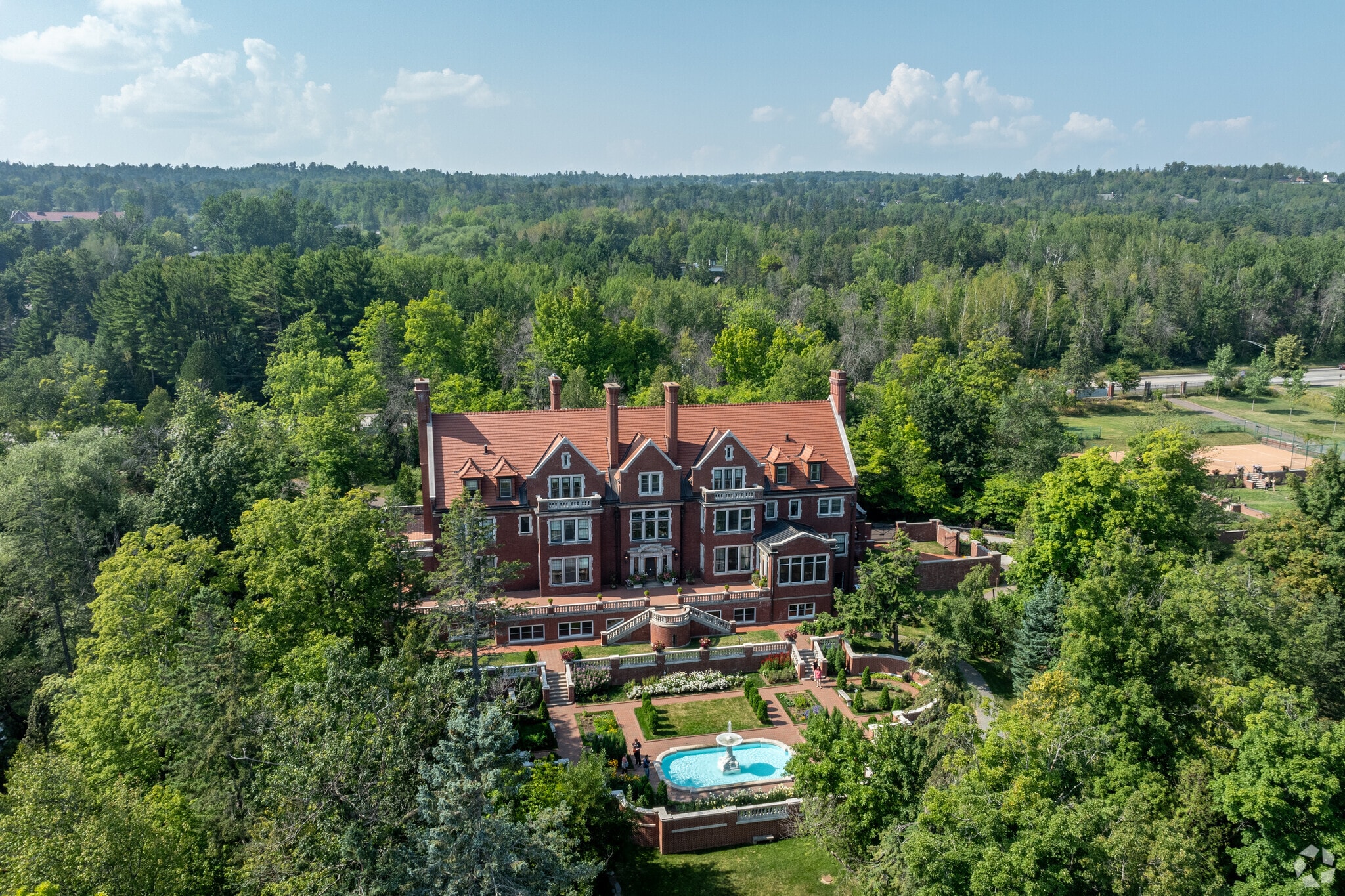 The historic Glensheen Mansion is a centerpiece of Congdon Park.