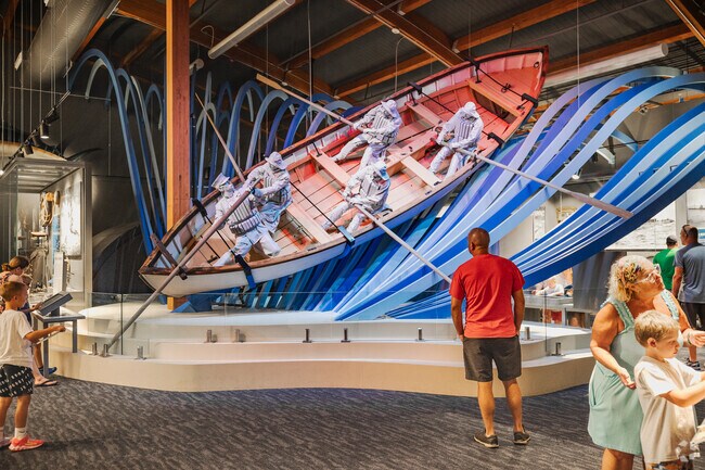 Learn about maritime history and ship wrecks at Graveyard of the Atlantic Museum in Hatteras.